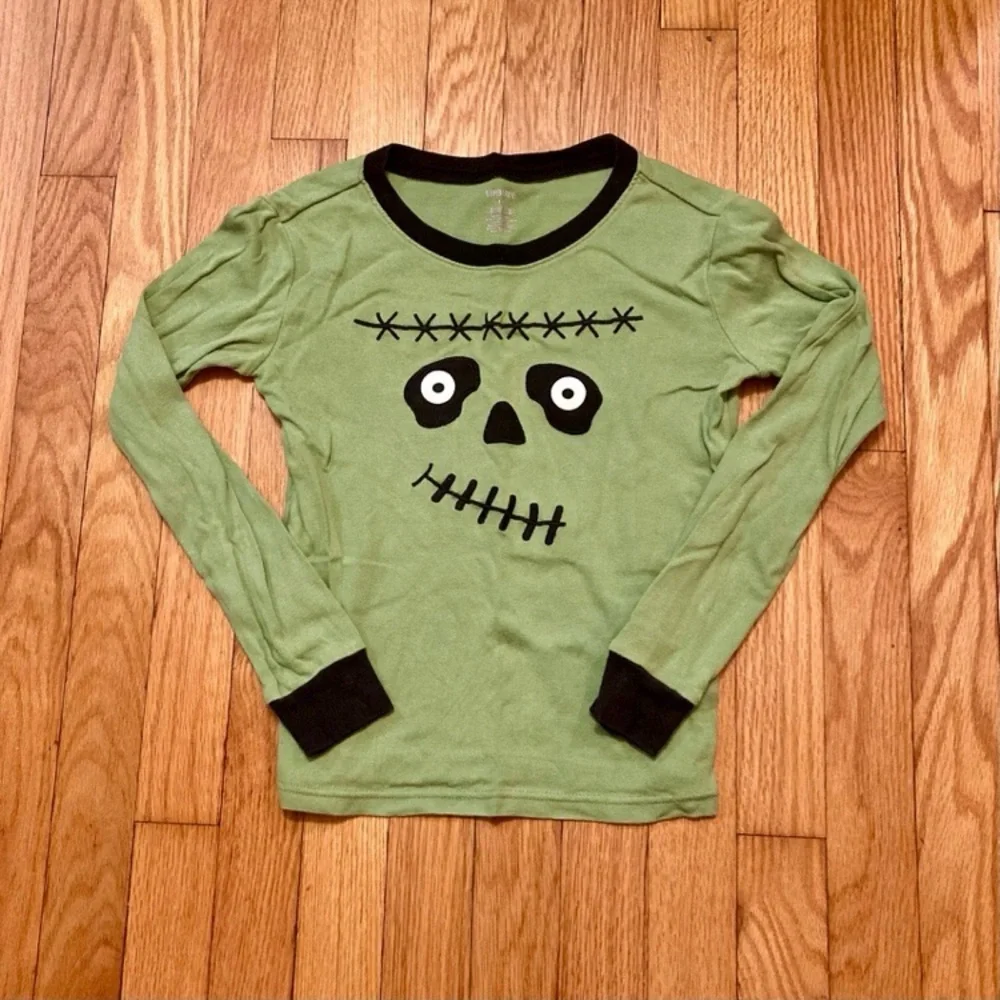 Gymboree Frankenstein Halloween 2 Piece Pajama Set Size 12